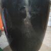 Ceramic Pots Black 12 inch
